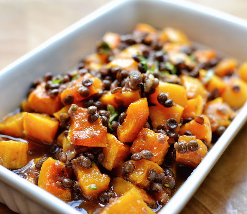 סלט דלורית ועדשים ברוטב ויניגרט