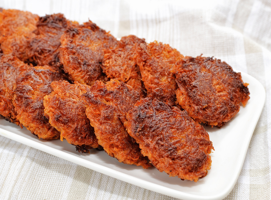 לביבות בטטה מתוקות