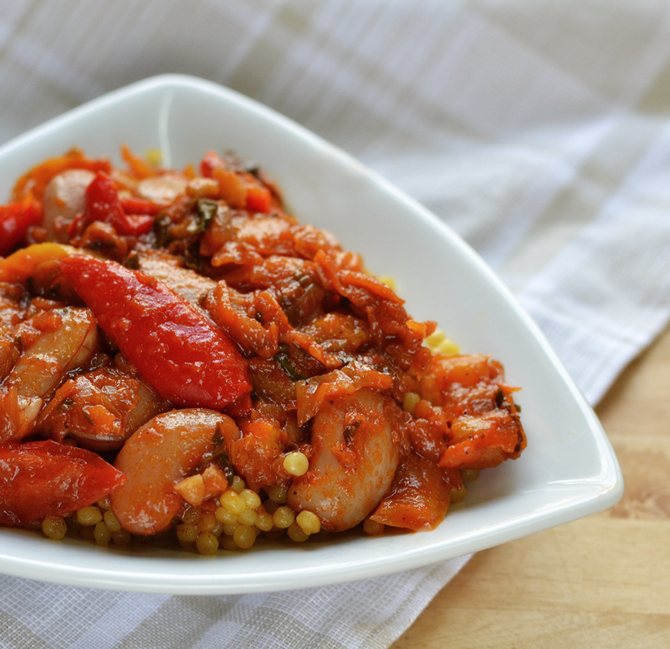 תבשיל שעועית בובס ופלפלים