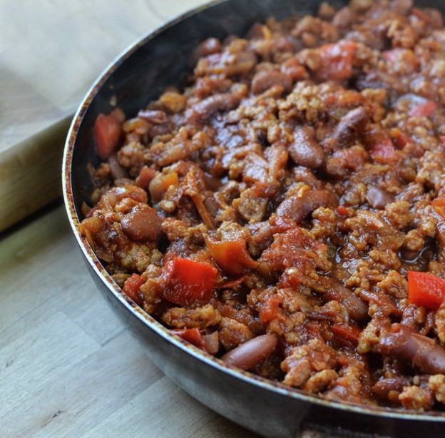 צ'ילי נון קרנה טבעוני