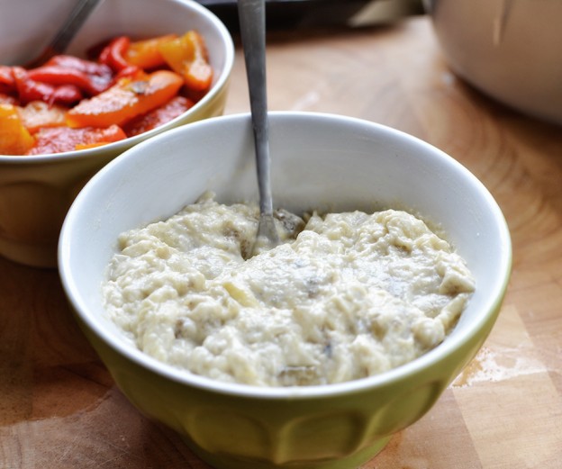 סלט חצילים בטחינה