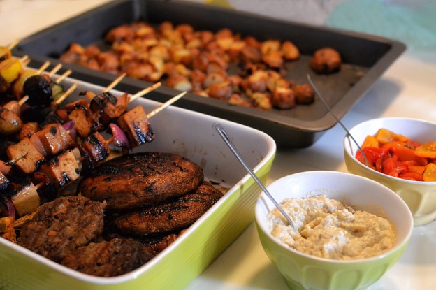 על האש טבעוני