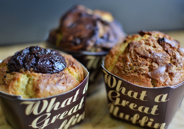 מאפינס וניל קרמל + שוקולד