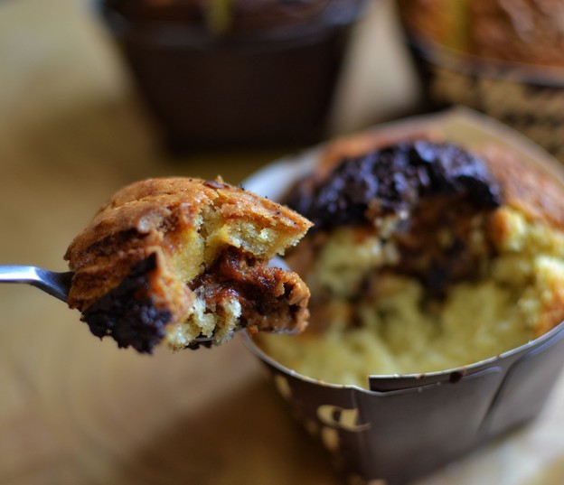 מאפינז וניל וקרמל + שוקולד