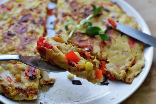 פריטטה טבעונית