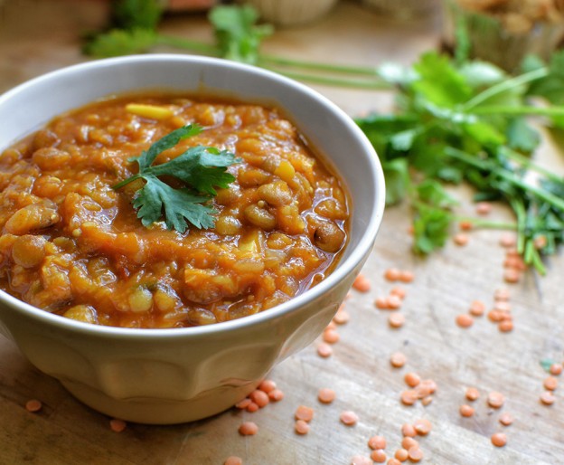 תבשיל עדשים מתובל