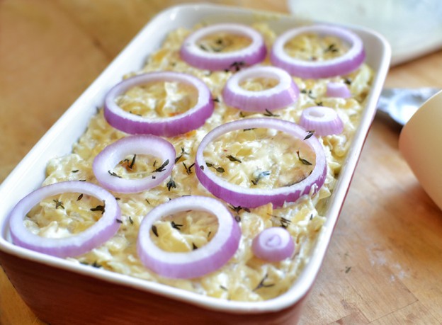 פשטידת בצל טבעונית