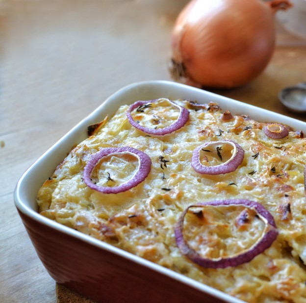 פשטידת בצל טבעונית